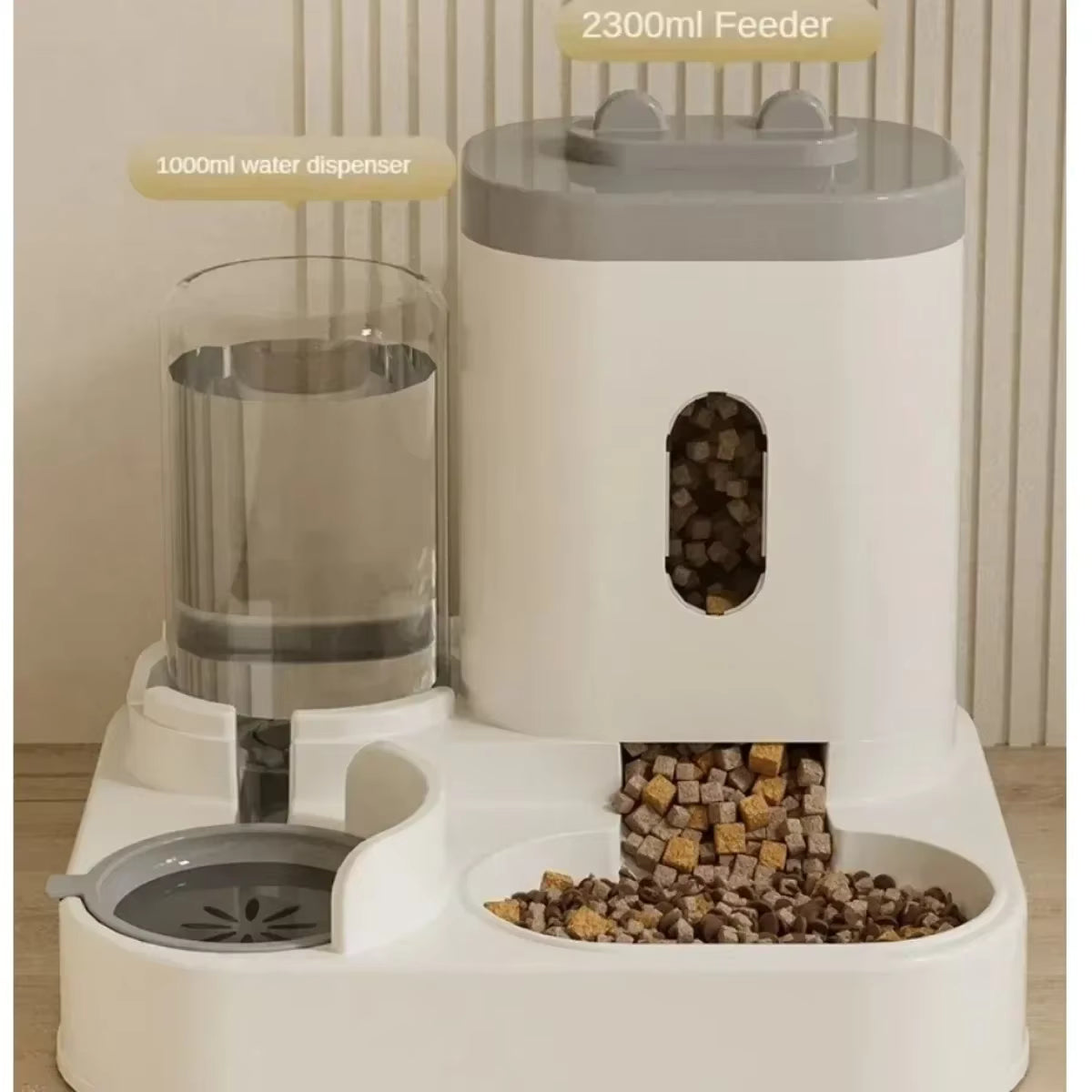 Automatic Pet Feeder with Water Dispenser 2L